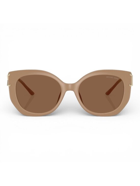Michael Kors Alicante Sunglasses MK2236U Camel Frame w/ Brown Solid Lens & Case main image 4